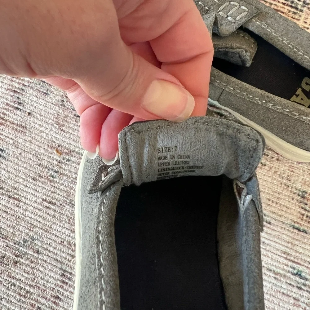 GAP Kids Gray Suede Loafers Toddler size 7